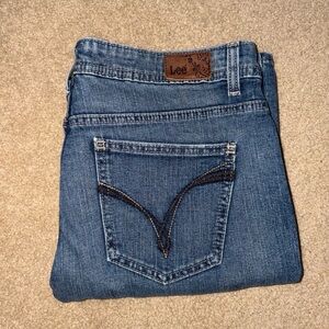 Lee Blue Relaxed Jeans Classic Denim Style